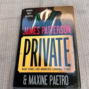 JAMES PATTERSON “PRIVATE” HARDCOVER BOOK